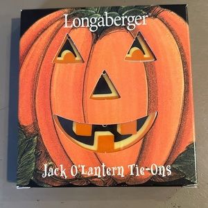 Longaberger Jack O Lantern tie one